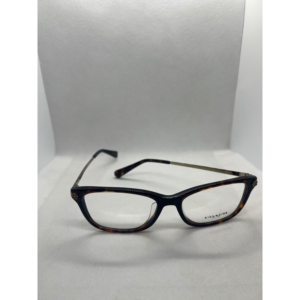 Coach HC 6142F Dark Tortoise Eyeglasses Frames 5120 53-16-140 Womens Rectangular